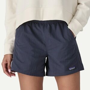 Patagonia deep blue women’s baggies athletic shorts